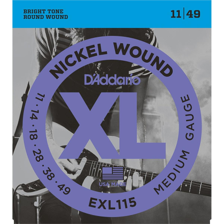 Str.D'addario EXL115 do gitary elektrycznej 11-49-6538
