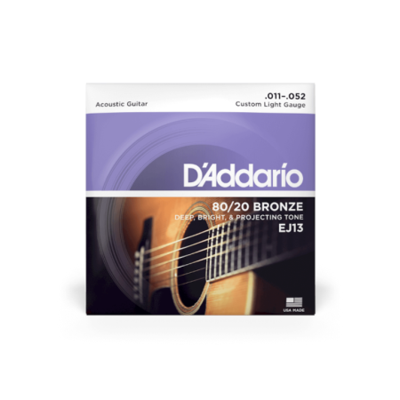 Str.D'addario EJ-13 11-52 Custom Light 80/20Bronze-65459