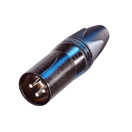 Xlr Neutrik NC3MXX BAG-D męski czarny szeroki wlot-65537