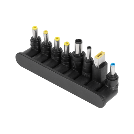 Zasilacz uniwersalny Rebel 8 wtyków USB 15-24V 65W-65579