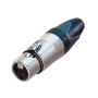 Xlr Neutrik NC3FXX D srebrny żeński szeroki wlot-65533