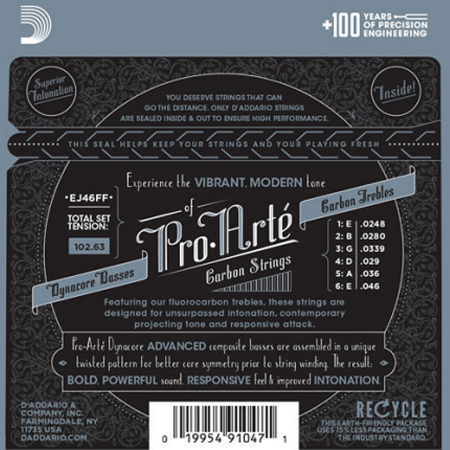 Str.D'addario EJ46FF do gitary klasycznej carbon-65734