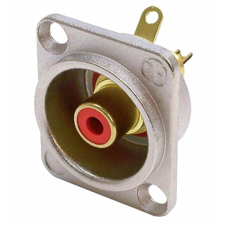 Gniazdo Rca Neutrik NF2D-2 panelowe montaż-66020