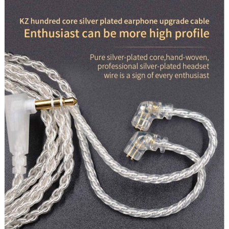 Kabel wymienny KZ Silver NEW 23' słuchawki in ear -67021