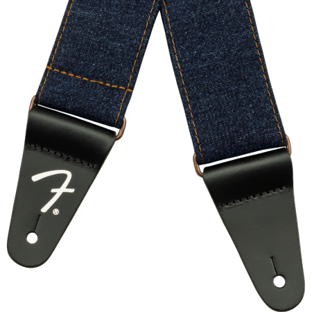 Pasek do gitary Fender Wrangler Denim Strap DRK IN-67050