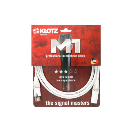 Kabel Xlr-Xlr 5m Klotz M1 IceRock IRFM0500 White-67144