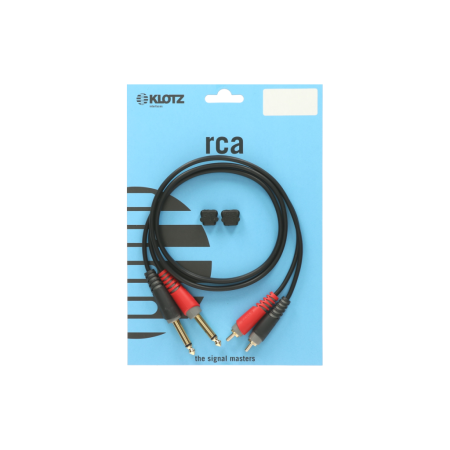 Kabel 2xRca-2xJ6,3 6m Klotz AT-CJ0600-67157