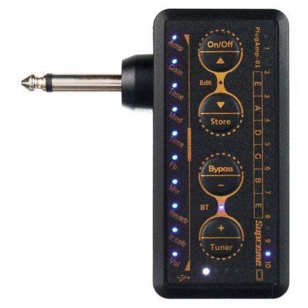 Wzmacniacz słuchawkowy do gitary Supreme PlugAmp01-67621