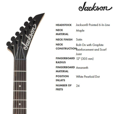 Gitara elektryczna Jackson JS12 Dinky Snow White -68977