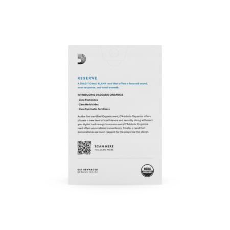 Stroik D'addario Reserve Organic klarnet Bb 3.5-69014