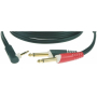 Kabel J3,5-2xJ6,3 Klotz AY5A0100 1m kątowy-6905