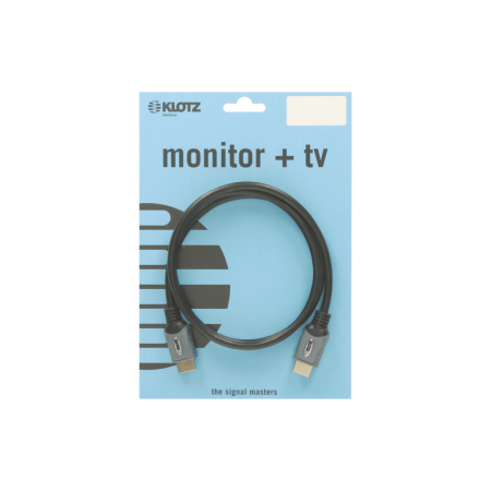 Kabel HDMI-HDMI 2m  2,0 Klotz gold-plated 4K 60Hz-69561