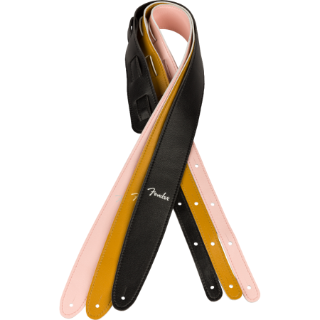 Pasek do gitary Fender Vegan Leather Strap Black-69646