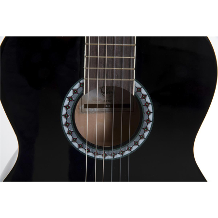 Gitara klasyczna Gewa Pure 4/4 czarna z pokrowcem-69756
