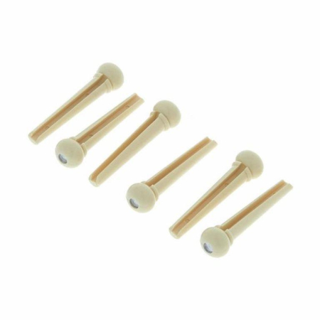 Zatyczka kołek do strun Harley Benton Ivory 6 szt.-69895