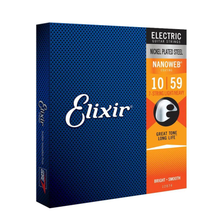 Str.Elixir do gitary elektrycznej Nanoweb 10-59 7s-69953