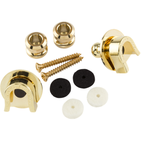 Zaczep do paska Fender Elite Strap Locks Gold-70182