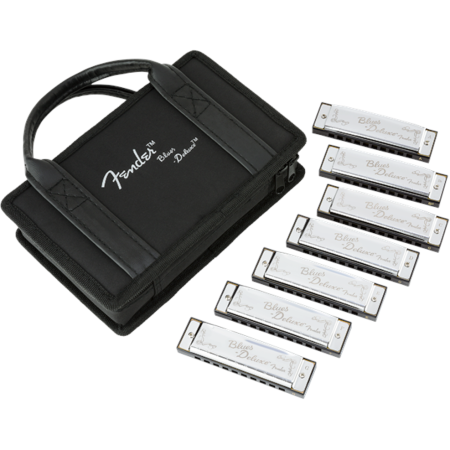 Zestwaw harmonijek Fender Blues Deluxe 7-Pack-70268
