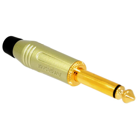 Jack 6,3 Amphenol ACPM-GN-AU srebrny pozłacany -70422