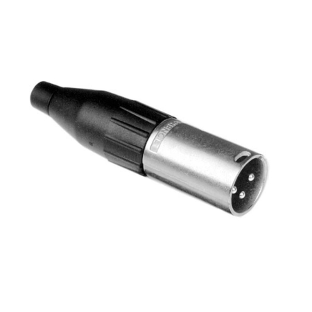 XLR Amphenol AC3MM srebrny męski-70461
