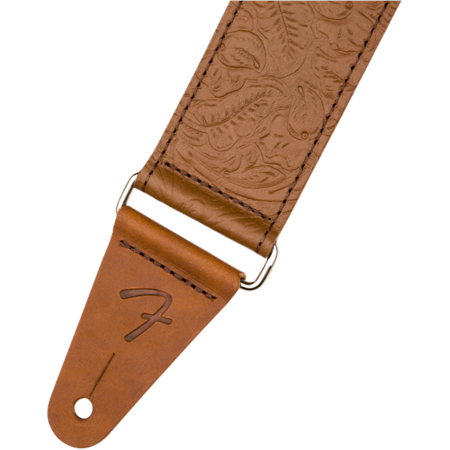 Pasek do gitary Fender Tooled Leather Strap Brown-70492