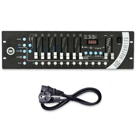 Sterownik DMX LIGHT4ME DMX 192 v2 suwakowy-70526