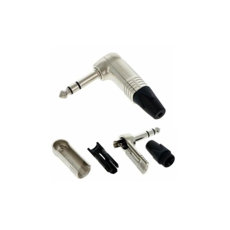 Jack Neutrik NP3RX-BAG TRS kątowy srebrny stereo-70885