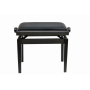 Ława do pianina PB-2 Black matt, siedzisko welur-70866