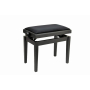 Ława do pianina PB-2 Black matt, siedzisko welur-70867