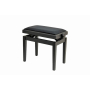 Ława do pianina PB-2 Black matt, siedzisko welur-70868