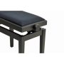 Ława do pianina PB-2 Black matt, siedzisko welur-70869