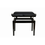 Ława do pianina PB-3 Black połysk, siedzisko welur-70871