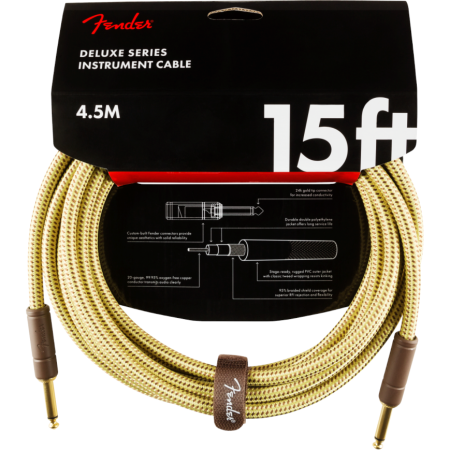 Kabel J-J 4,5m Fender Deluxe Series Tweed Twd -71643
