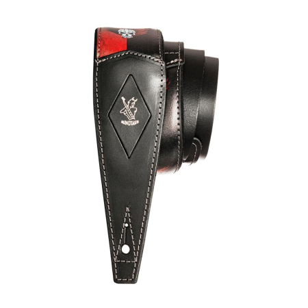 Minotaur Straps Red Black Skull Pad 562427-71804
