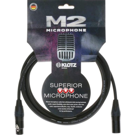 Kabel Xlr-Xlr 10m Klotz M2M2FM1-1000 mikrofonowy -71953