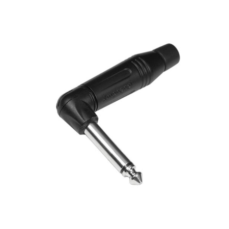 Jack Amphenol ACPM-RB 6,3mm black kątowy mono -72253