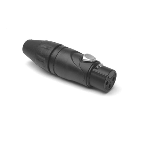 XLR Amphenol AX3FB Black 3-pin żeński -72254