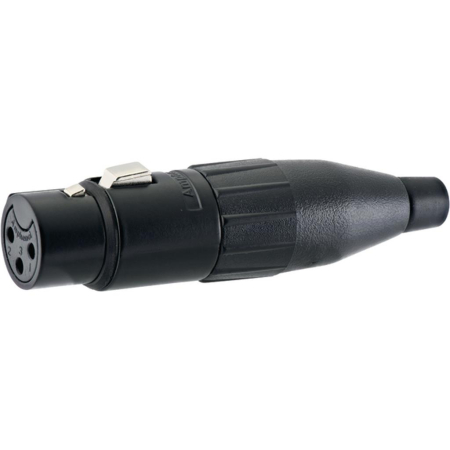 XLR Amphenol AC3FB Black 3-pin żeński-72269