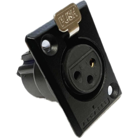 Gniazdo XLR Alcatel by Amphenol AC3FPB-AU 3pin BK-72295
