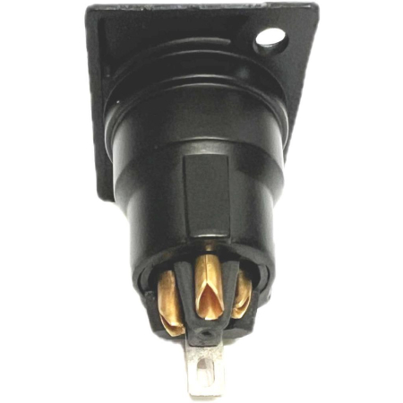 Gniazdo XLR Alcatel by Amphenol AC3FPB-AU 3pin BK-72296