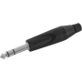 Jack Amphenol TS3PB 6,3mm black stereo cable 3-6mm-72242