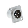 Gniazdo Xlr Amphenol AC3MDL 3-pin męskie tablicowe-72280