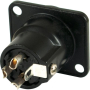 Gniazdo XLR Amphenol AC3MDL black 3pin męskie -72285