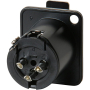 Gniazdo XLR Amphenol AC3FDL BAG 3pin żeńskie tabl.-72287