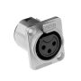 Gniazdo XLR Amphenol AC3FDV 3pin żeńskie tablicowe-72290