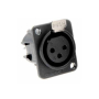 Gniazdo XLR Amphenol AC3FDLP 3p żeńskie tablicowe-72293