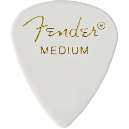 Kostka gitarowa Fender Classic White Medium 0,71mm-72356