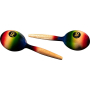 Meinl Percussion Wood Maracas - multi-color MWM1MC-72389