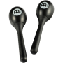 Meinl Percussion Plastic Egg Maracas - black PEMBK-72399