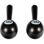 Meinl Percussion Plastic Egg Maracas - black PEMBK-72402